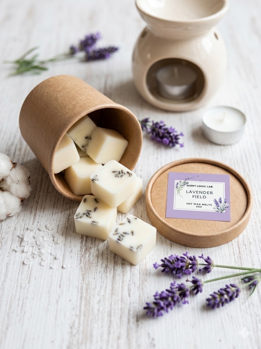 Lavender Field Soy Wax Melts - Cream